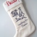 Italian Greyhound Christmas Stocking Sketch - Personalized