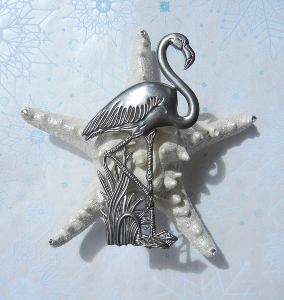 christmas tree topper silver flamingo pearly crystal christmas tree topper silver flamingo pearly crystal