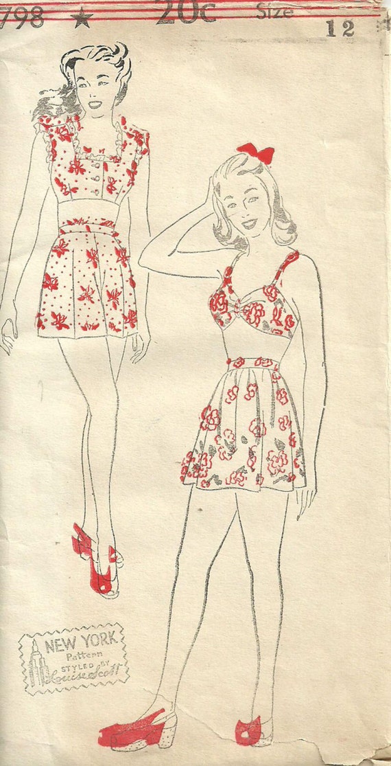 Vintage Bathing Suit Pattern 41