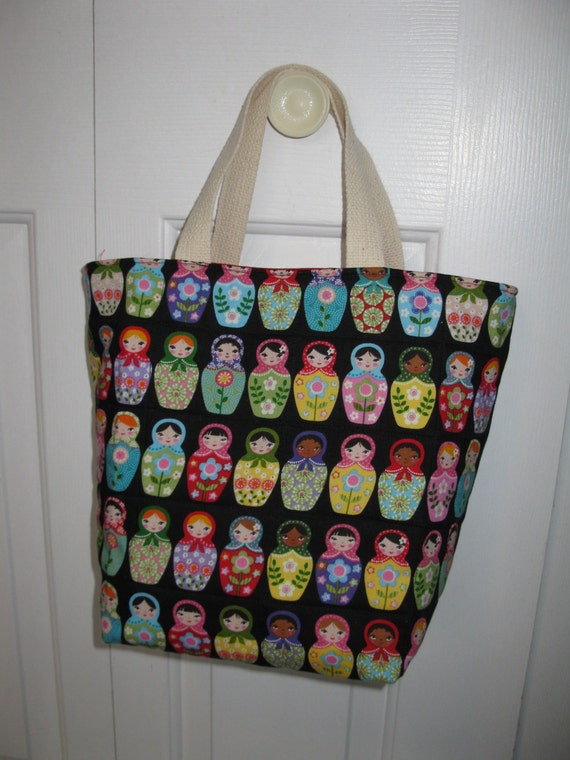 Easy Tote Bag Pattern Quilted Tote Bag Includes the Pattern