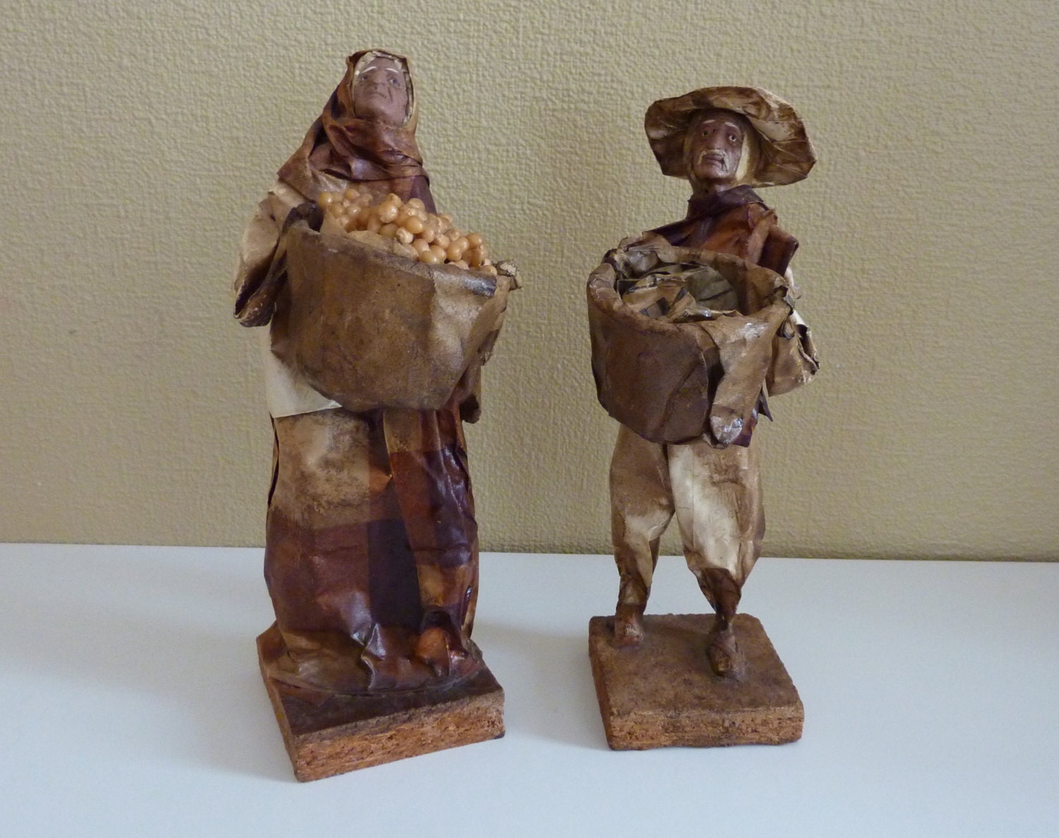 mexican folk art paper mache figures