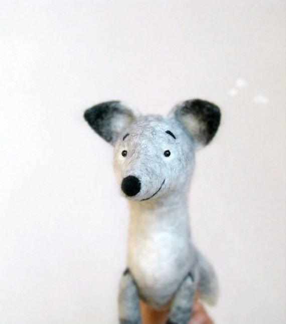 felt toy silver fox antuon art toy fox plush felted fox felt toy silver fox antuon art toy fox plush felted fox