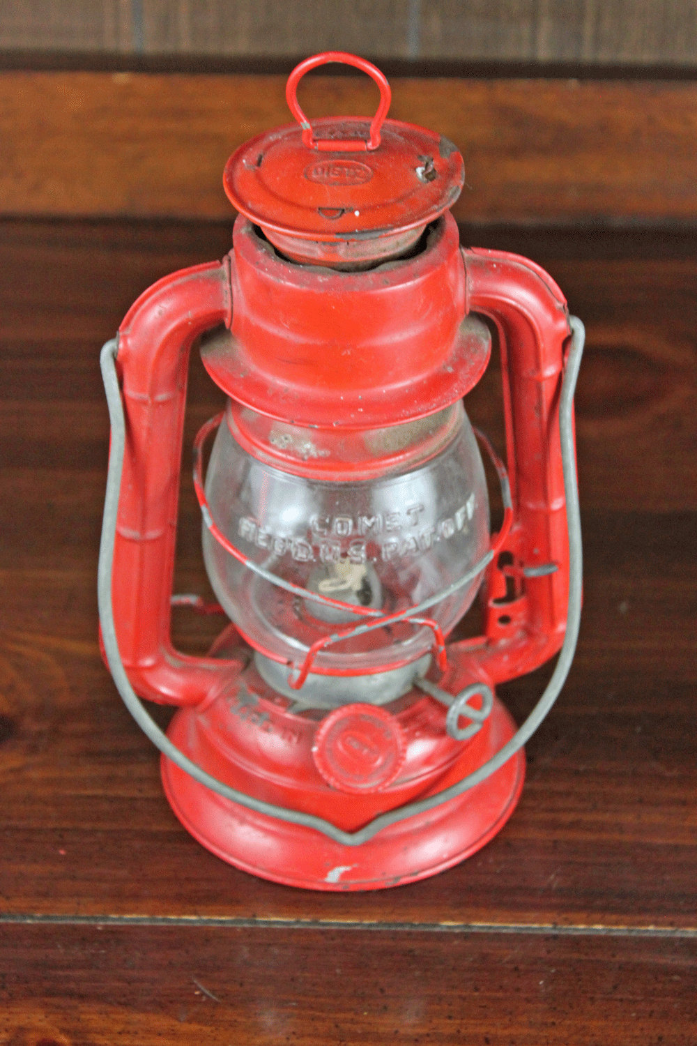 Vintage Red Dietz Comet Railroad Lantern Red Dietz Offical