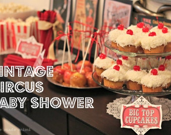 Vintage Circus Party - Printable Decorations Set