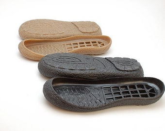 Black Rubber toe soles for your own projects - Supply for shoes, snow boots
