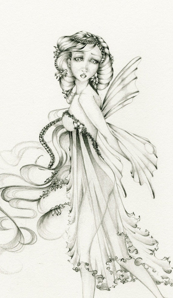 Fairy Fantasy Pencil Drawings FifthHarmony