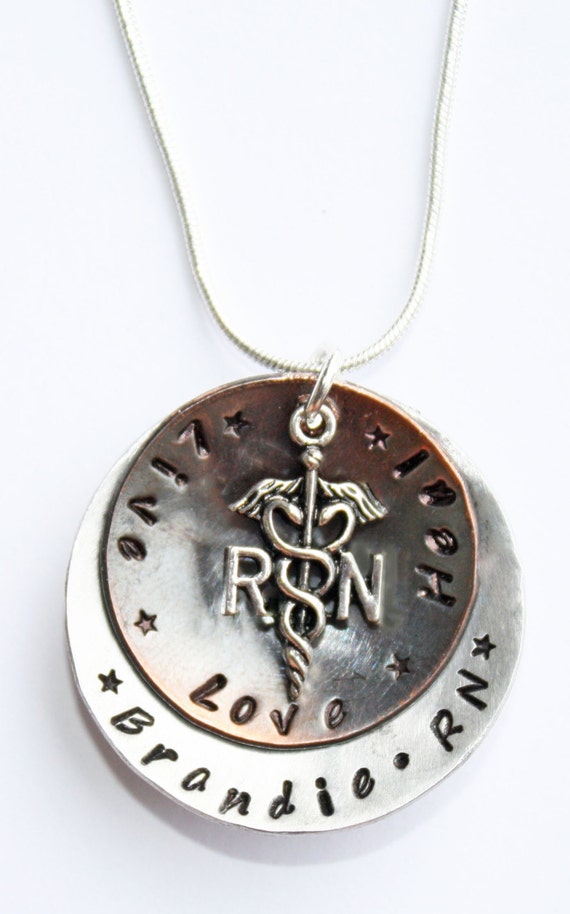 rn jewelry nurse jewelry nurse gift by LastingImpressionsco