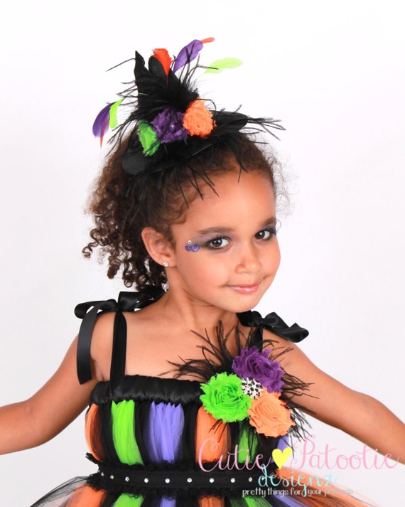 READY TO SHIP: Twinkling Trickster Mini Witch Hat Headband - Halloween Costume - Fits toddler to adult - Cutie Patootie Designz Il_570xn