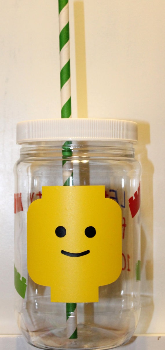 Personalized Plastic Mason Jar Lego By Rememberedoncemore On Etsy 6571