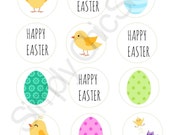 EASTER PRINTABLE- Cupcake Toppers // Easter party // Instant Download Il_170x135