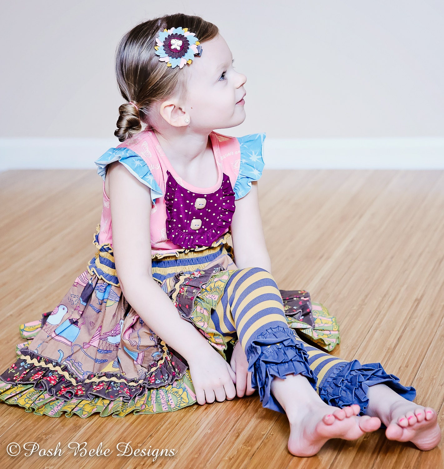 M2M Matilda Jane Paint By Numbers Felt Flower Clip