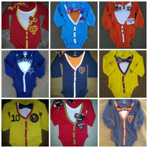 Items similar to Sports Team Baby Cardigan! Boy or Girl! 024 Months