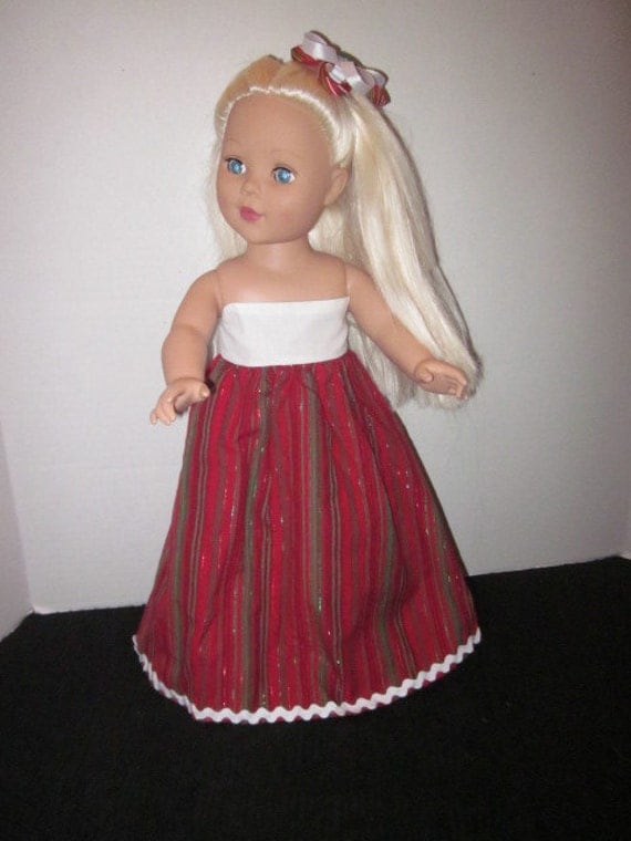 Christmas Dress For 18 Inch Doll