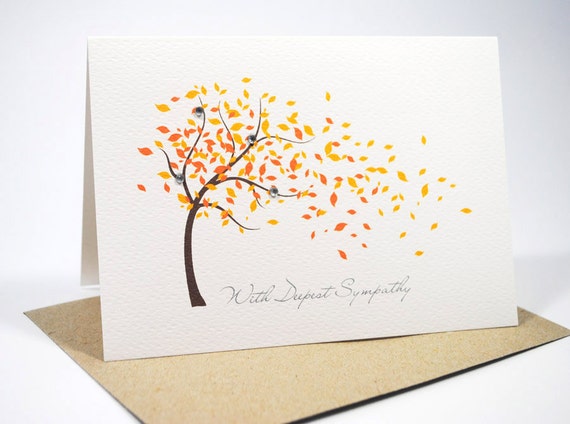 Sympathy Card With Deepest Sympathy by MumandMeDesigns on Etsy