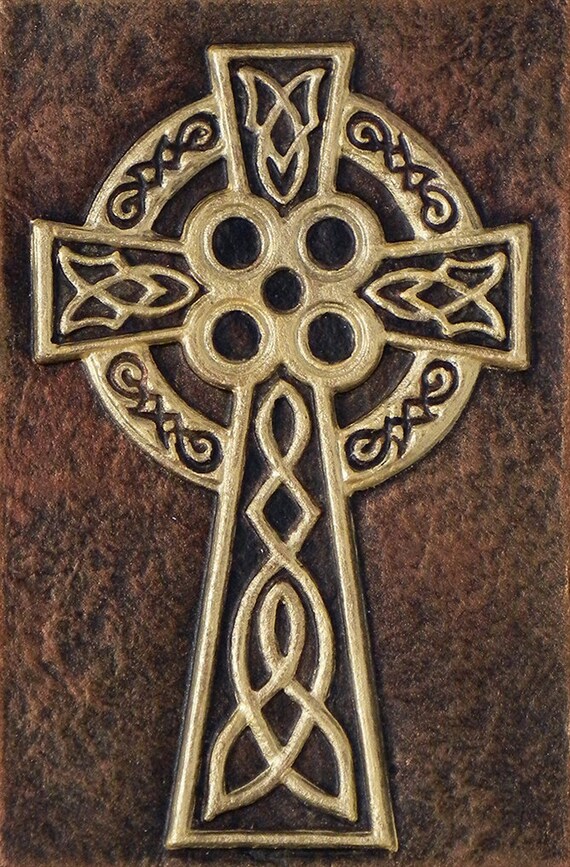 Celtic High Cross - Cast Paper - Celtic Blessing - Irish art - Scottish ...