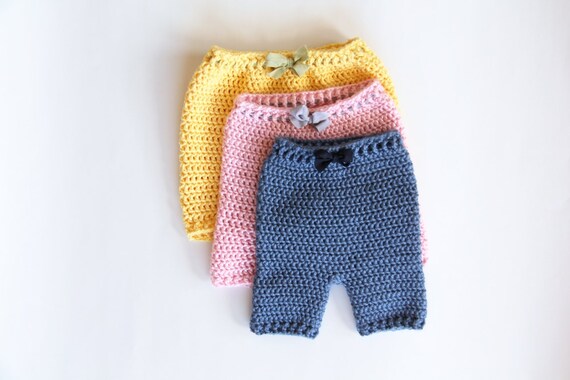 pattern newborn shorts crochet Download by Instant Crochet PaigeInABlanket Baby Pants Pattern