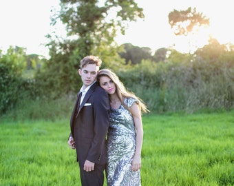 De Havilland - Old Hollywood Argento Wedding Gown