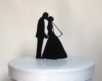 Wedding Cake Topper - Bride and Groom Wedding silhouette