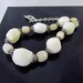 RESERVED Lemon Chrysoprase Necklace, Healing Stone Necklace, Yellow and White Stone Necklace