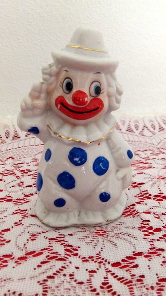 vintage porcelain clown