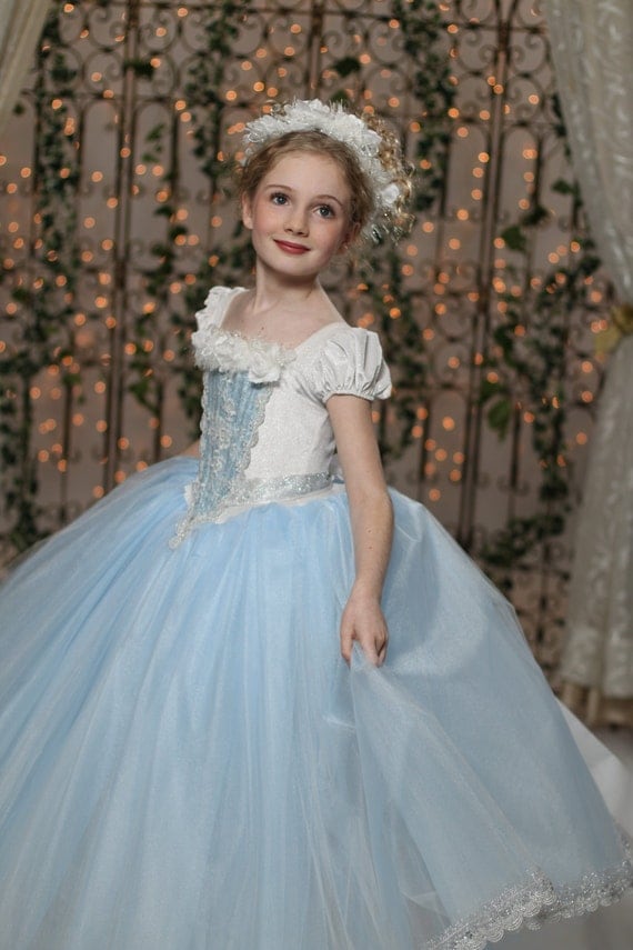 Items similar to Snow Queen Ball Gown Princess Party Dress on Etsy