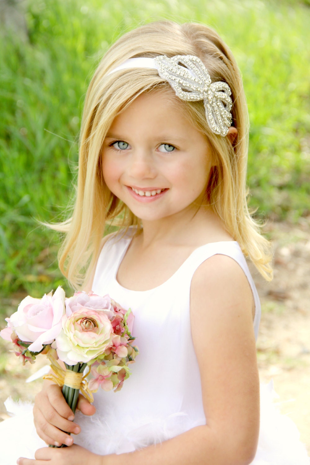 crystal headband rhinestone headband bridal headband