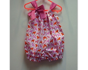 Baby girls romper sewing pattern, Pretty Baby Romper PDF sewing pattern, easy to make baby & toddler romper pattern sizes 3 mths to 4yrs