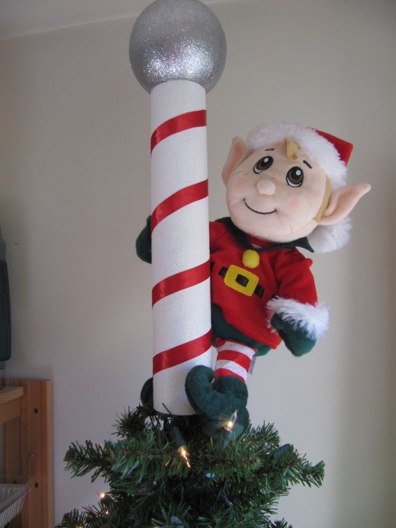 Items similar to Elf Christmas Tree Topper North Pole 