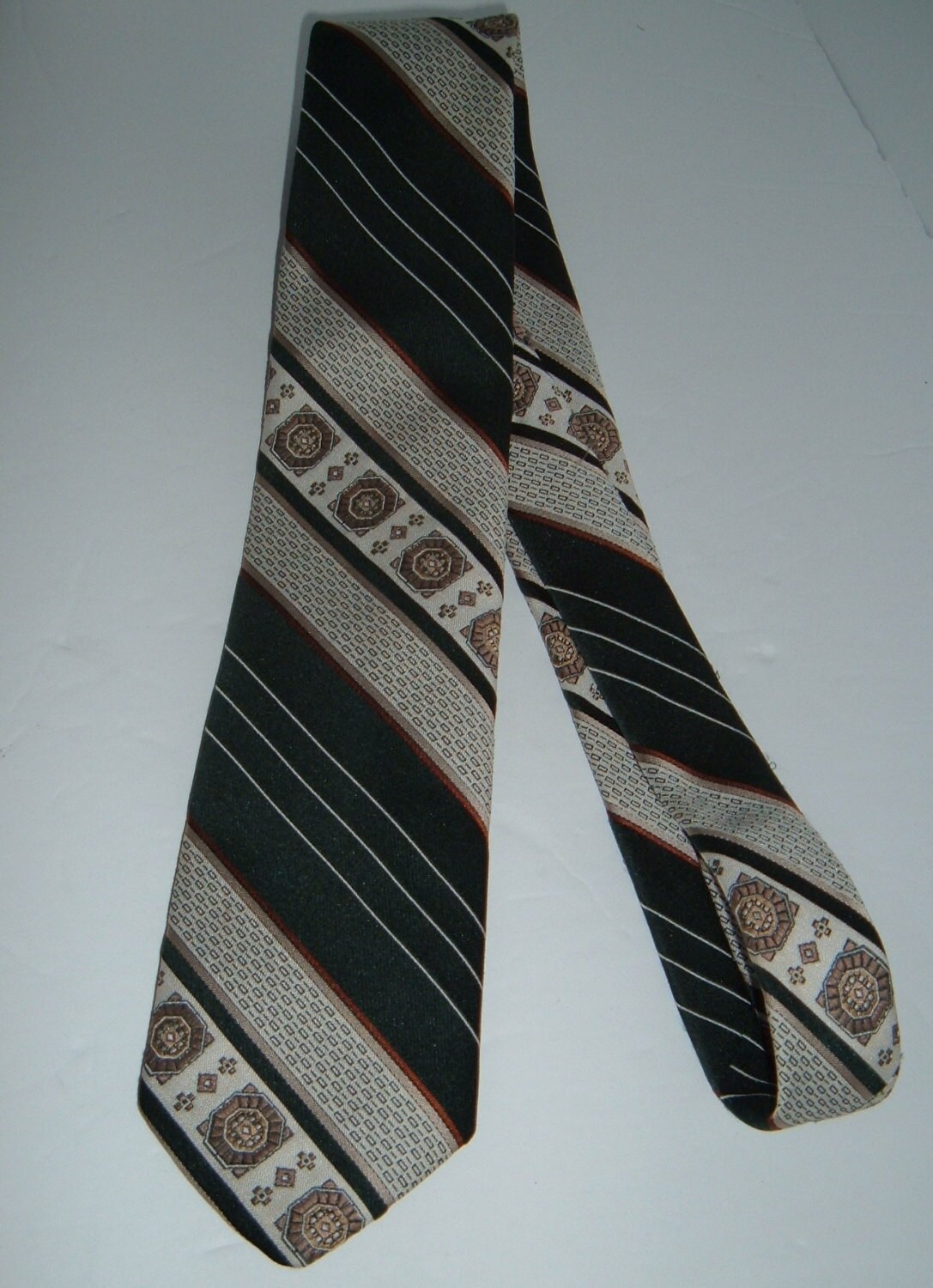Retro neckties Vintage mens necktie vintage ties green