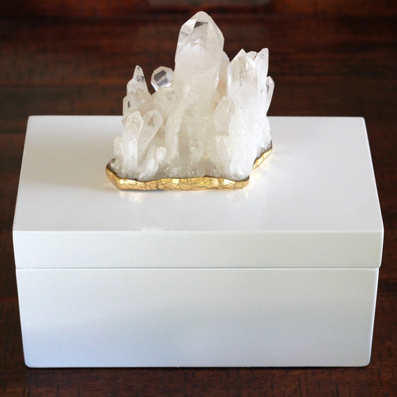 quartz box / lacquer box / crystal box / stone by