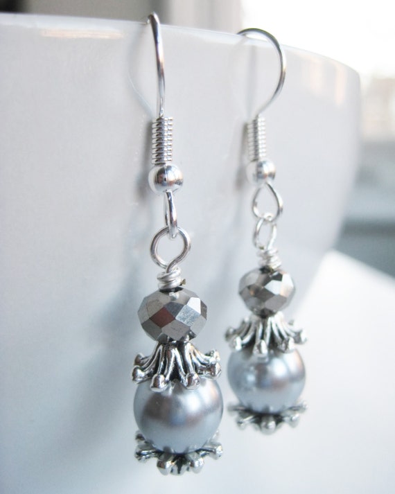 grey earrings online