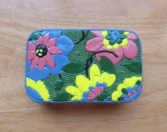 Popular items for tin with flowers on Etsy