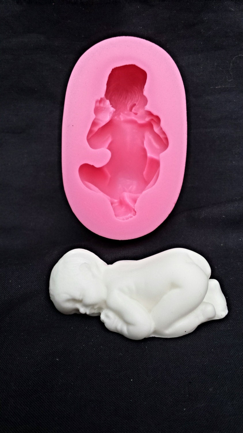 Silicone Baby Mold by BellaCakesCT on Etsy