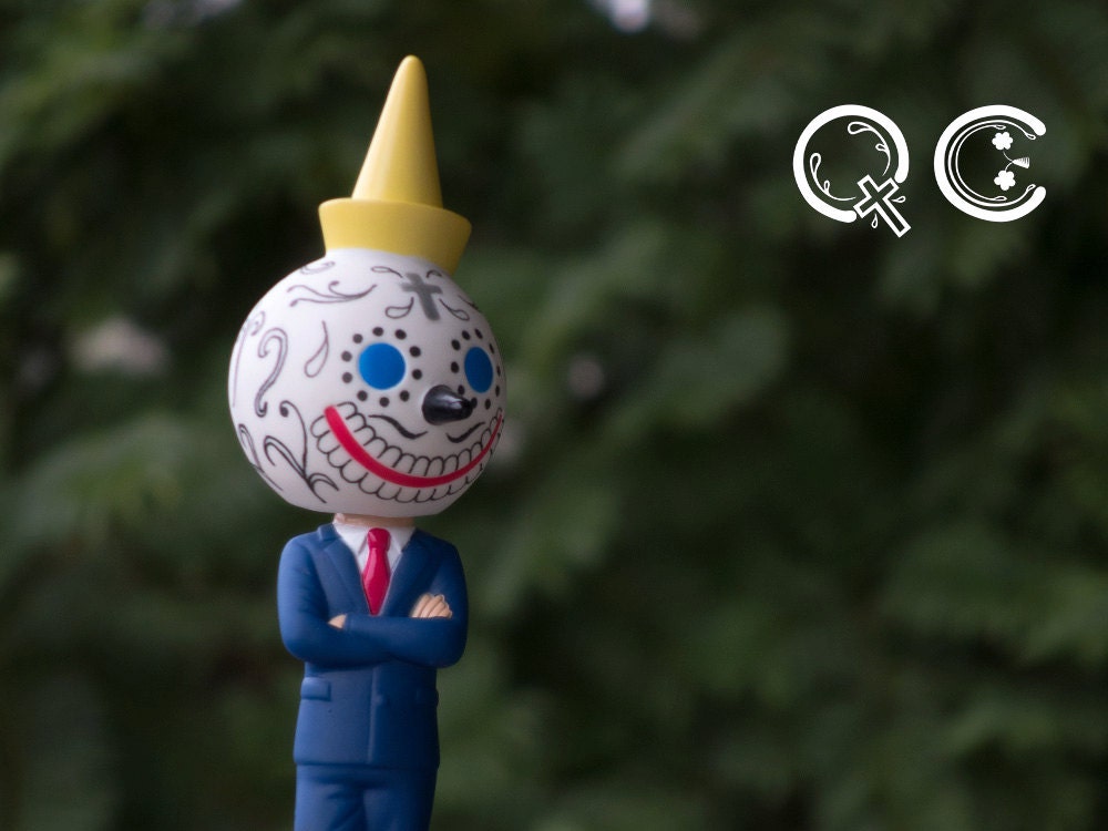 Jack in the Box Bobblehead. Día de los Muertos Day of the