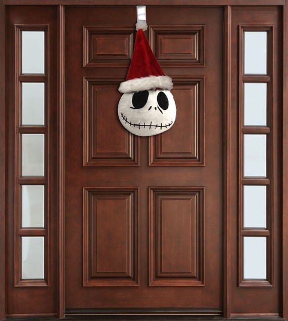Items similar to Jack Skellington Door Hanger Christmas Decor on Etsy