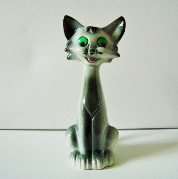 Vintage Cat Vase 1