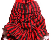 DAWN RED LEATHER Corset