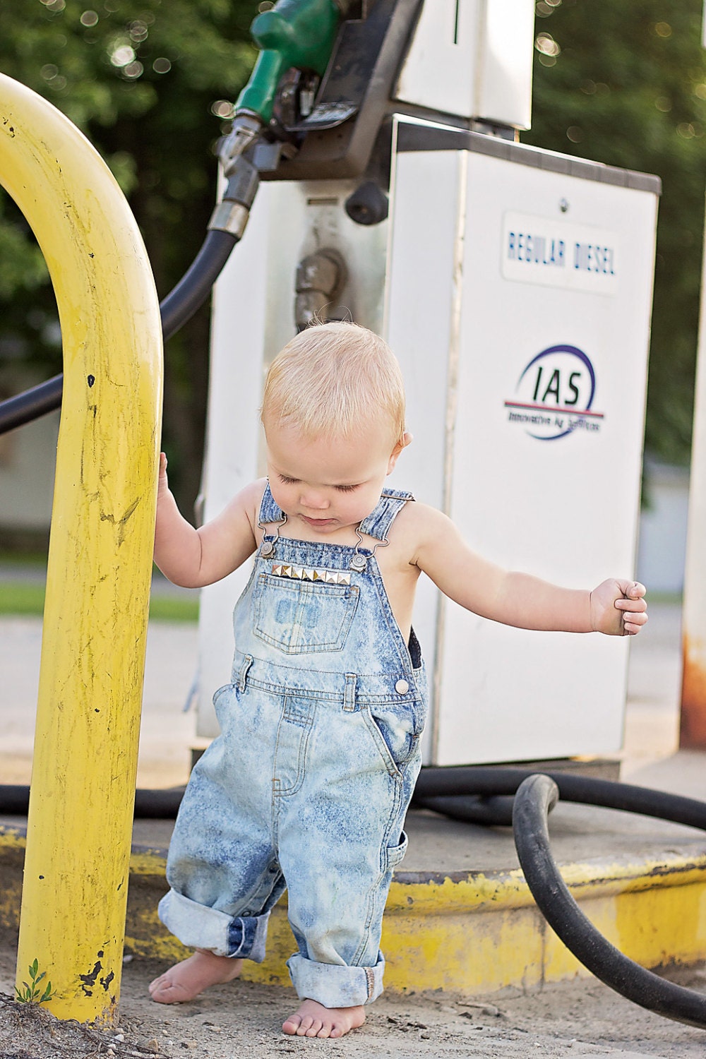 Moonshine Overalls Baby Overalls Bleached & by CurlyQsCounter
