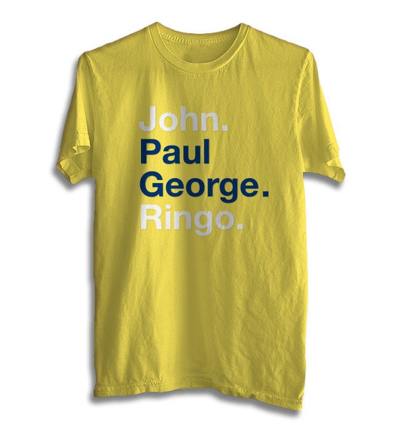 paul ringo john george t shirt