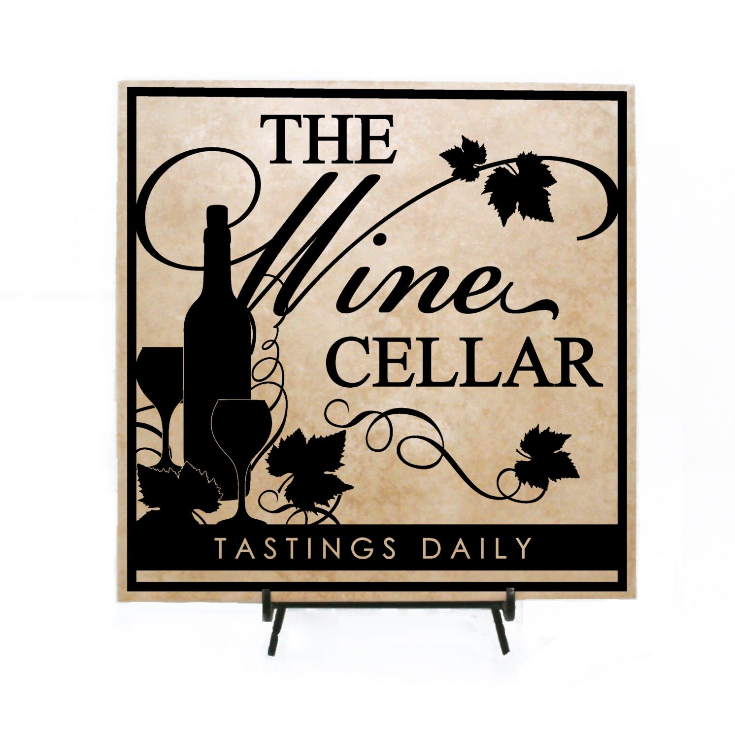 The Wine Cellar Wine Tastings Daily Sign Gift for by LEVinyl