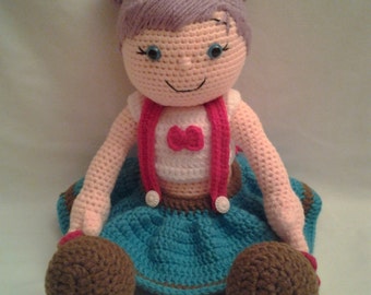 HAVANA Crochet Amigurumi Doll Crochet Doll with Owl Hat