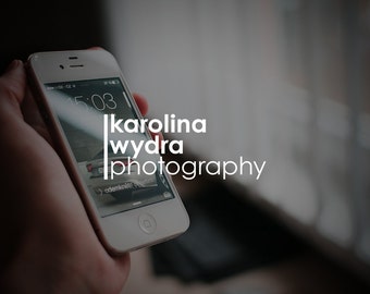 SALE Photography Logo Modern Minimalist Design, Bold Text Logo, Simplistic Logo, Minimal Logo Design, Minimalist Branding Premade Logo