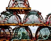 Lobster Traps Photo Fine Art Photography Halifax Nova Scotia Lobster Traps Nautical Red Green Blue Bathroom Office Kitchen Decor Lobster Traps Photo Fine Art Photography Halifax Nova Scotia Lobster Traps Nautical Red Green Blue Bathroom Office Kitchen Decor