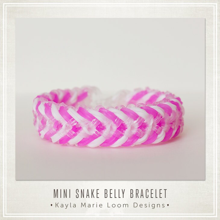 Rainbow Loom Bracelet Mini Snake Belly