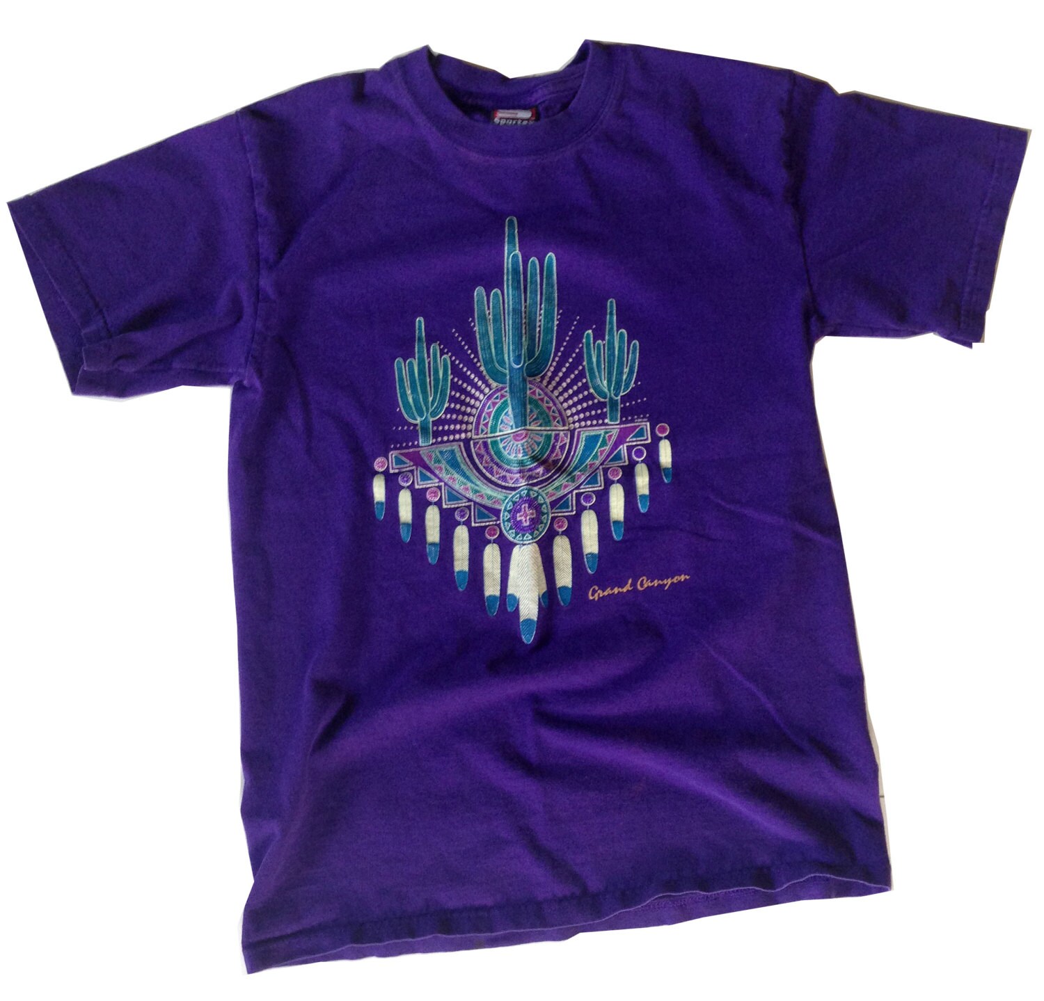 canyon purple graphic tee