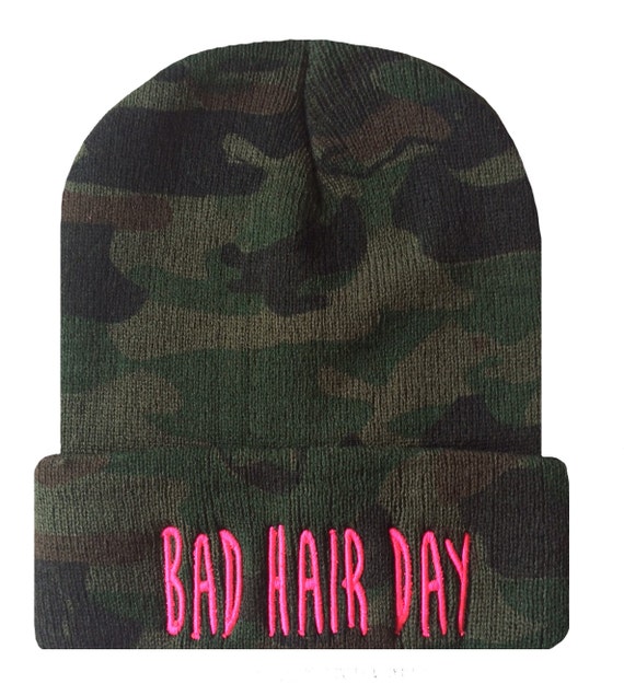 BAD HAIR DAY Cuffed Beanie Hat Hip Hip Dope Beanies Cap