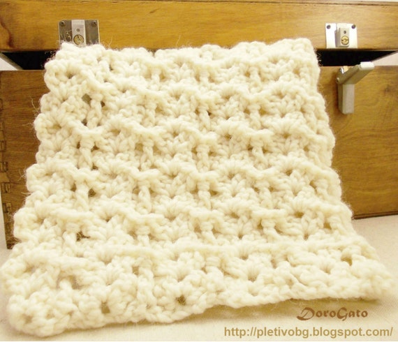 Tutorial crochet blanket Easy Crochet Baby Blanket by ...