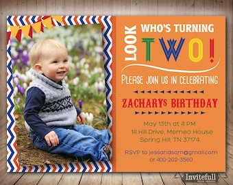 Boy 2 Nd Birthday Invitations 7