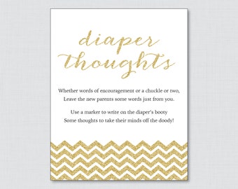 Baby Shower Diaper Thoughts Game Pink Flowers Printable