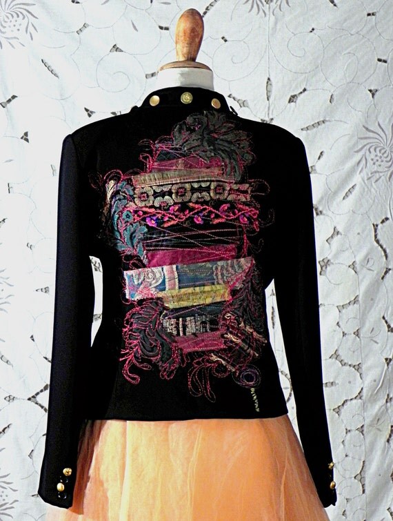 Jacket embroidered of Bohemian and Ethnic Quilted ethnic